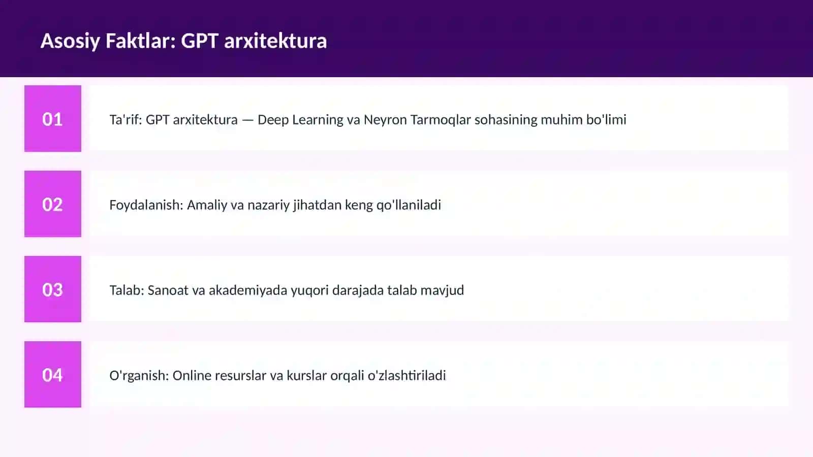 GPT arxitektura 3