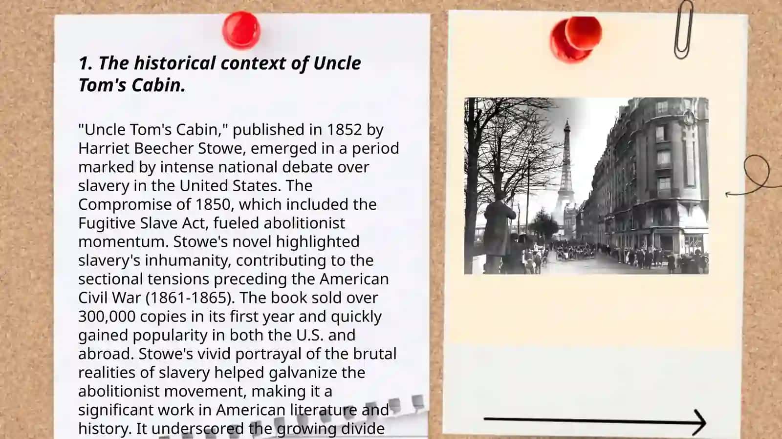The inheritance of Uncle Tom's Cabin: A Cultural and Historical Aspects 3