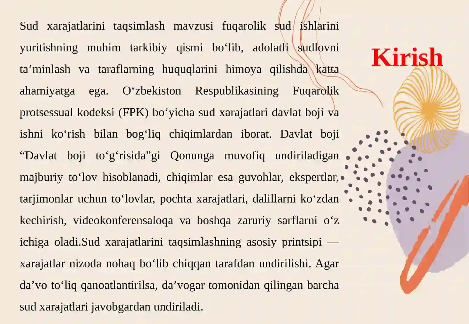 Sud Xarajatlarini Taqsimlash 3