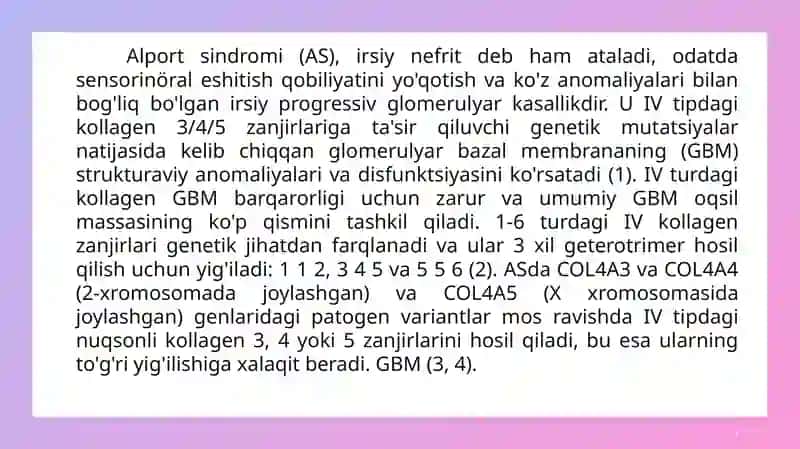 Alport sindromi 3