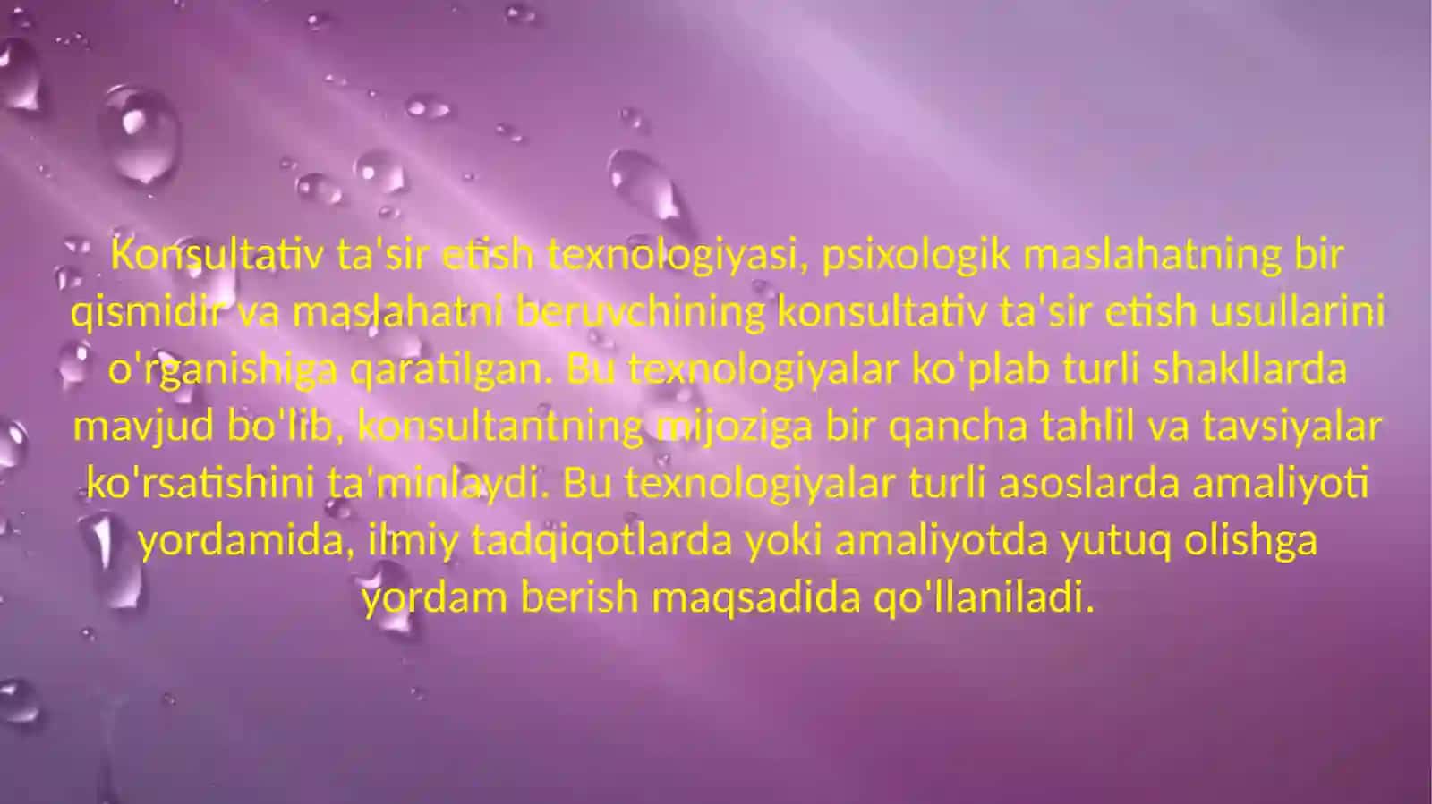 Konsultativ ta'sir etish texnologiyasi 3
