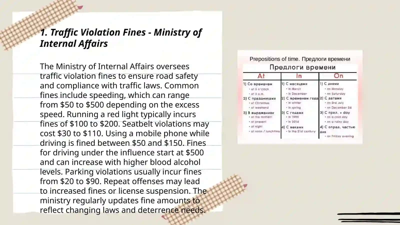 Traffic Violation Fines in Uzbekistan 3