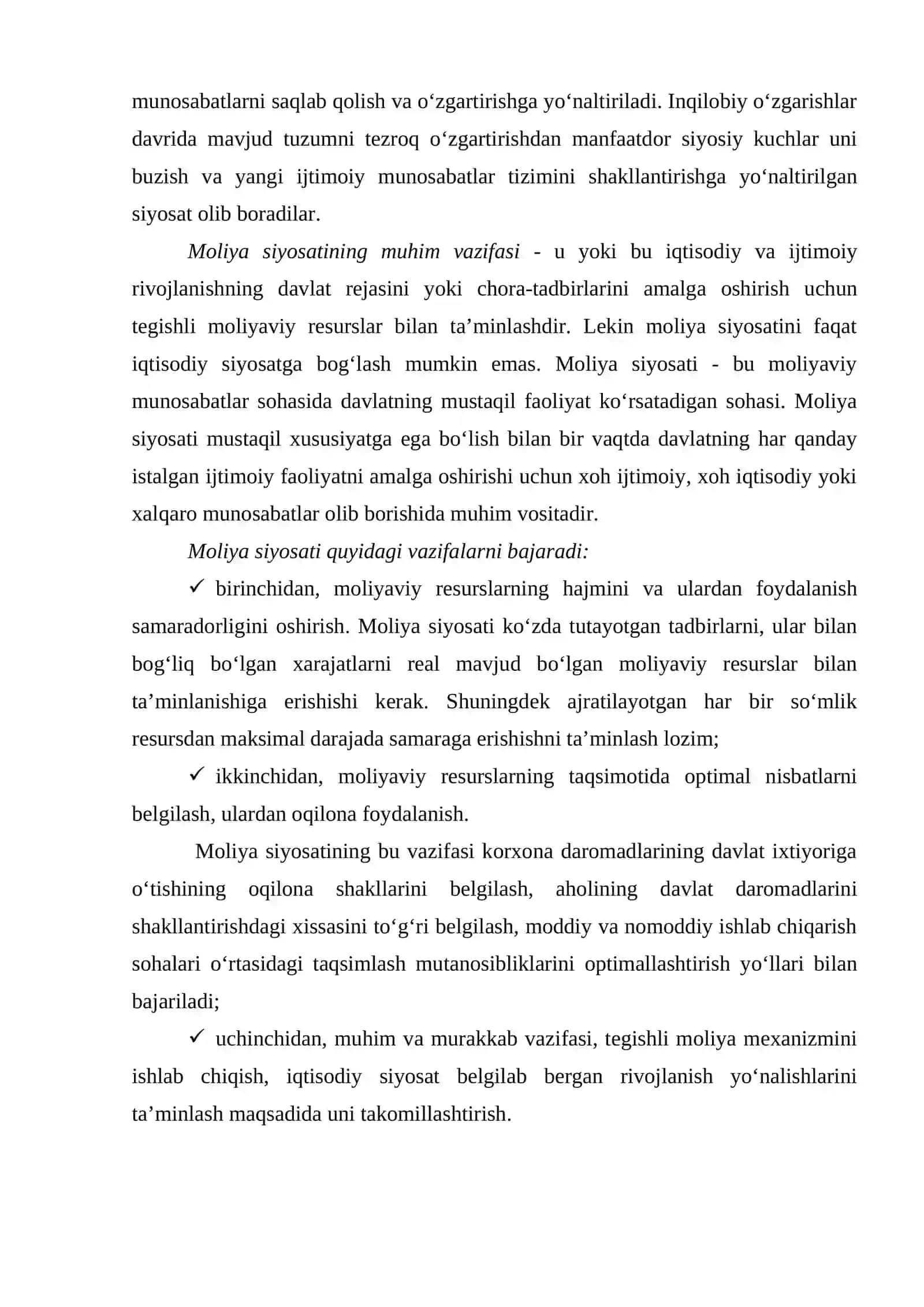 Moliya siyosati va moliya mexanizmi 3