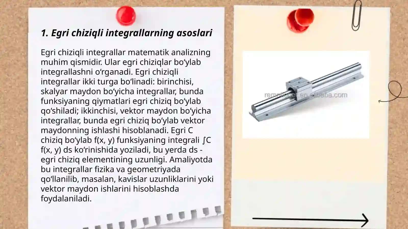 Egri chiziqli integrallar 3