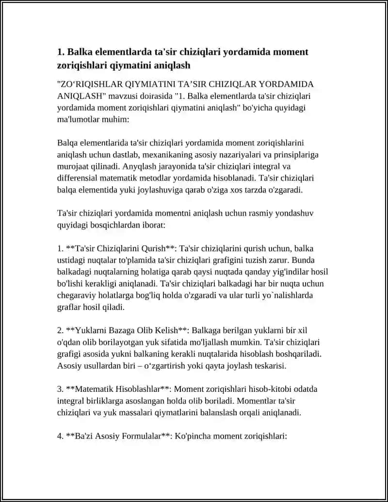 ZО‘RIQISHLAR QIYMIATINI TA’SIR CHIZIQLAR YORDAMIDA ANIQLASH 3