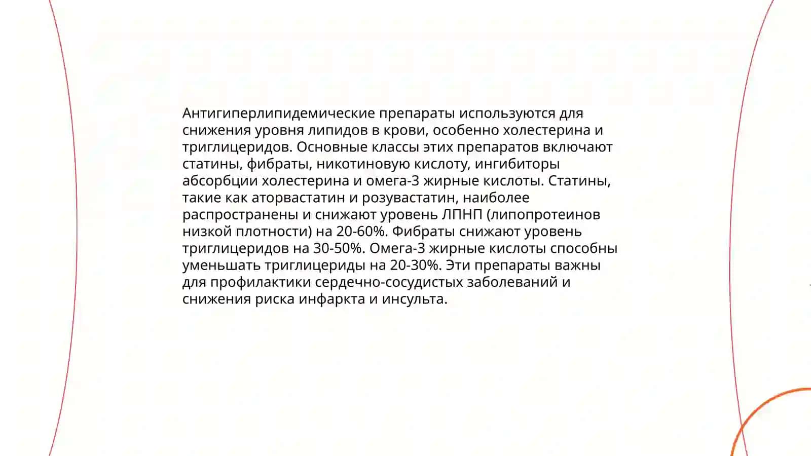 Гипохолестереминические препараты 3