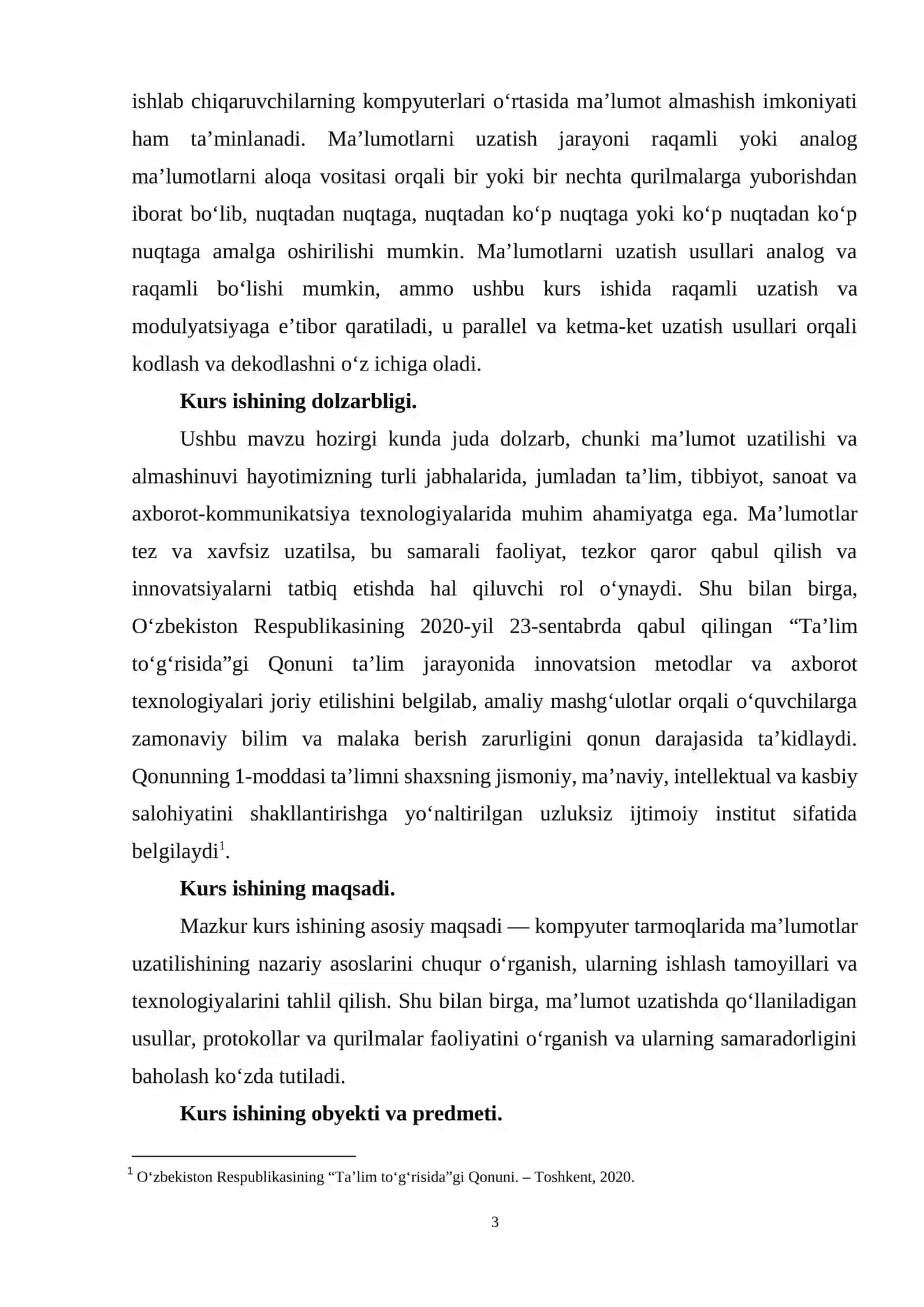 Informatika fanidan laboratoriya ishlarini tashkil etish va baholash 3