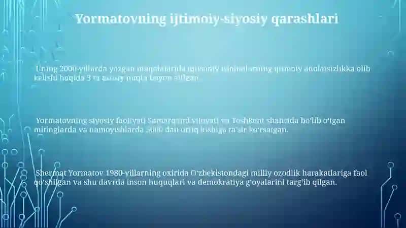 Shermat Yormatov hayoti va ijodi 3