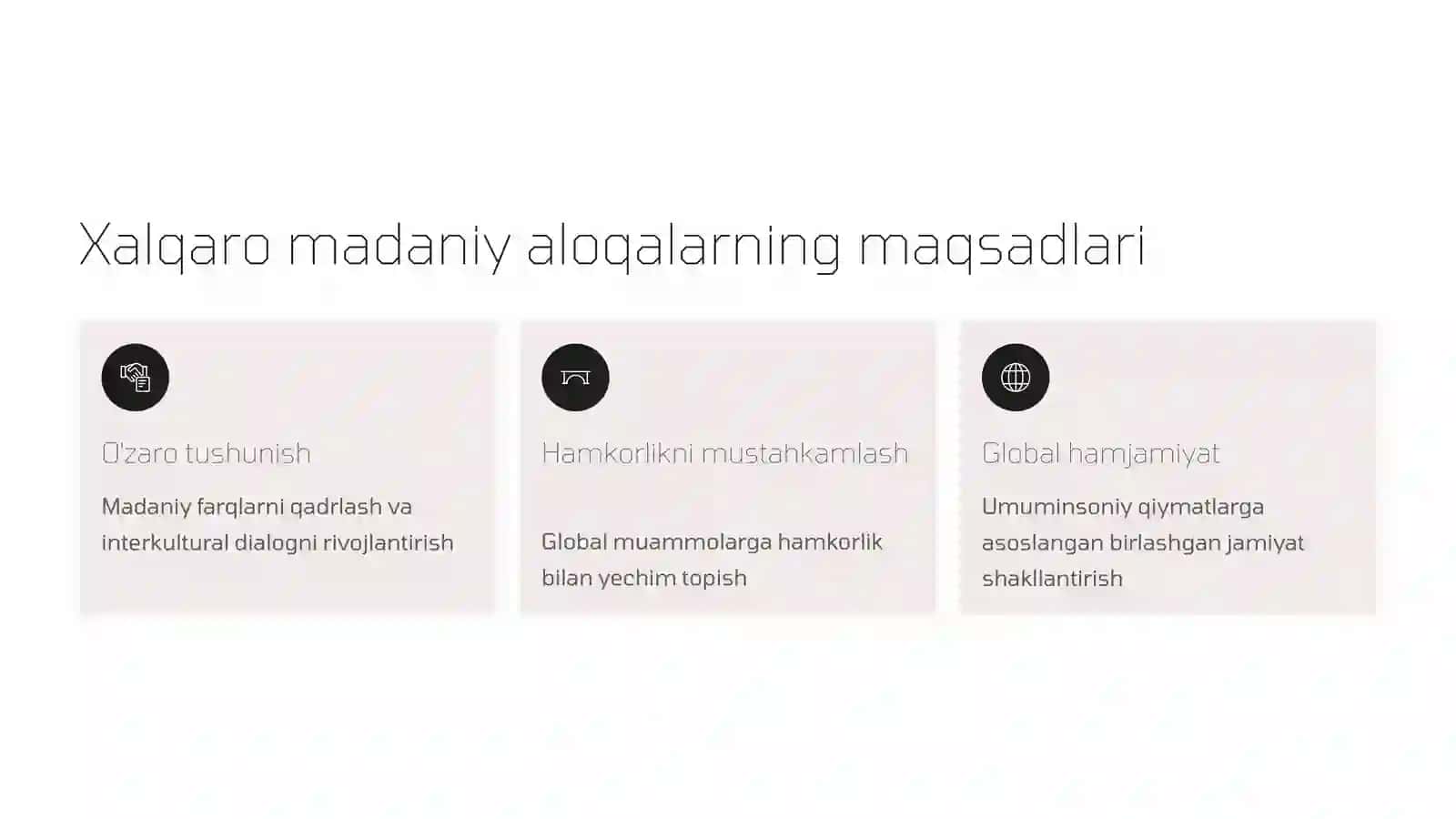 Xalqaro madaniy aloqalarni o'rganishning nazariy va konseptual asoslari 3
