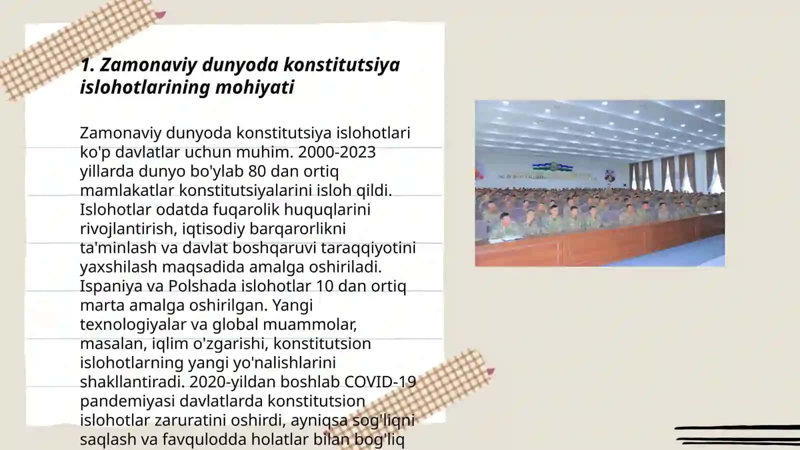 Zamonaviy konstitutsiyaviy islohotlarning zaruriyati va ahamiyati 3