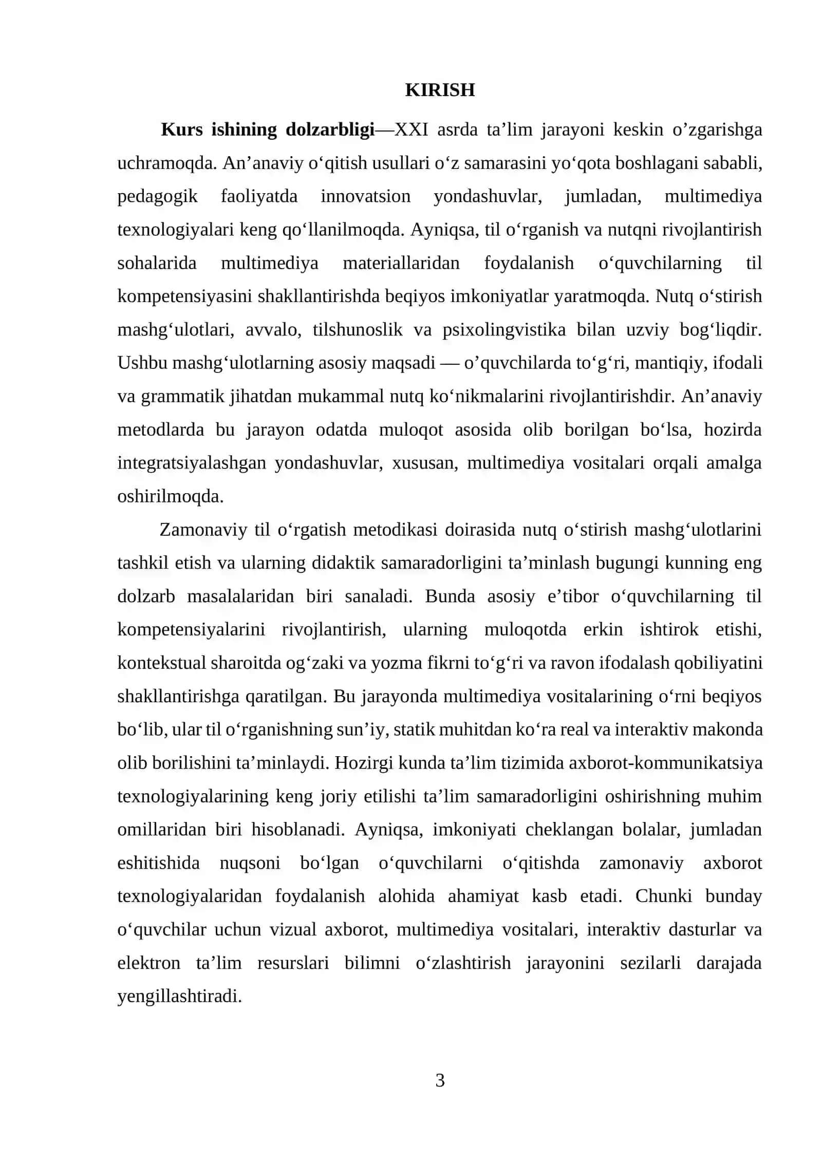 Multimediya vositalari yordamida surdopedagogik ta’limni tashkil etish. 3