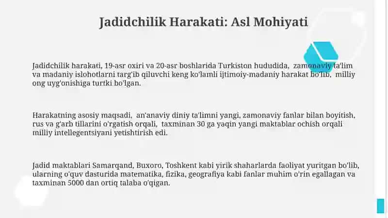 Abdulla Avloniy hayoti va ijodi yoxudJadidchilikharakatlari 3