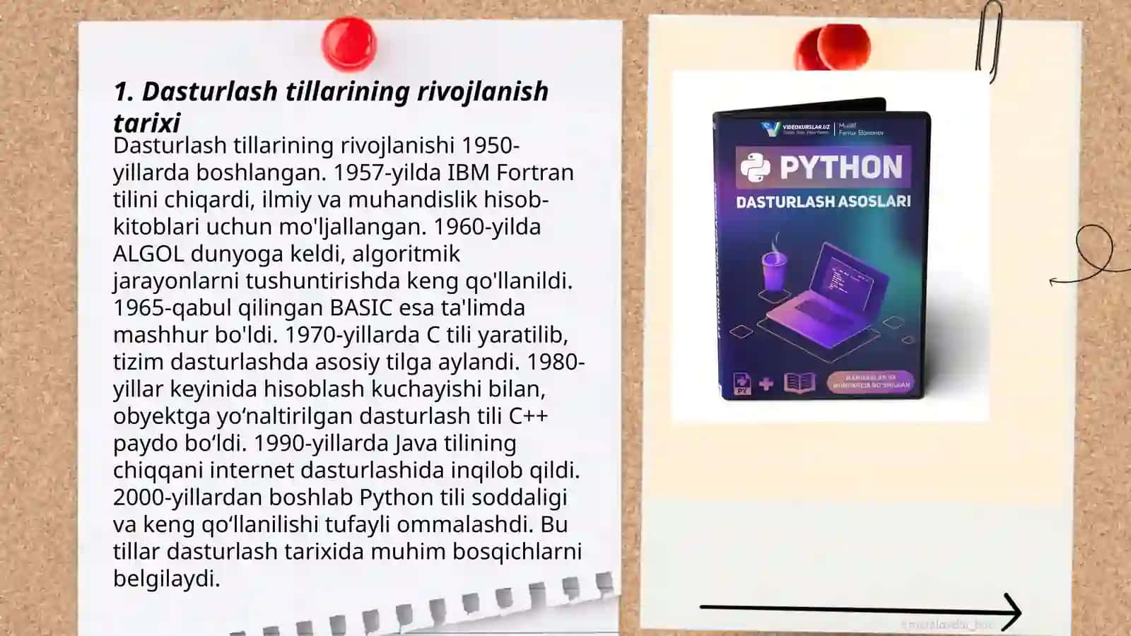Dasturlash tillarini taqqoslash va dasturchilikdagi yangi trendlar 3
