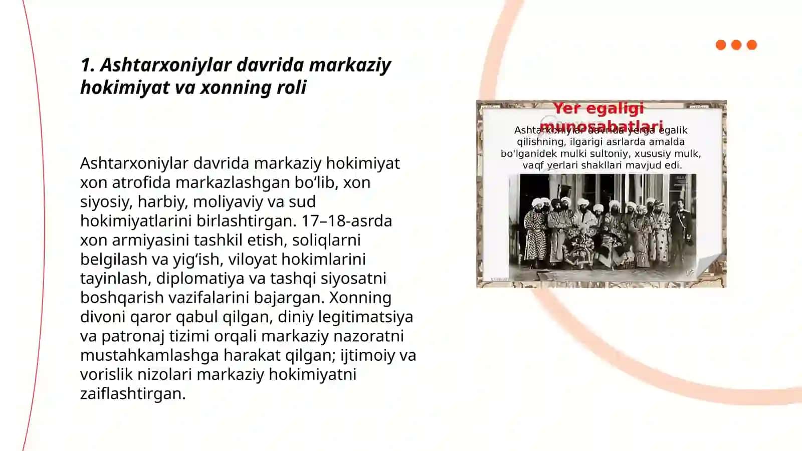 Ashtarxoniylar davrida davlat boshqaruvi va tashqi siyosati 3