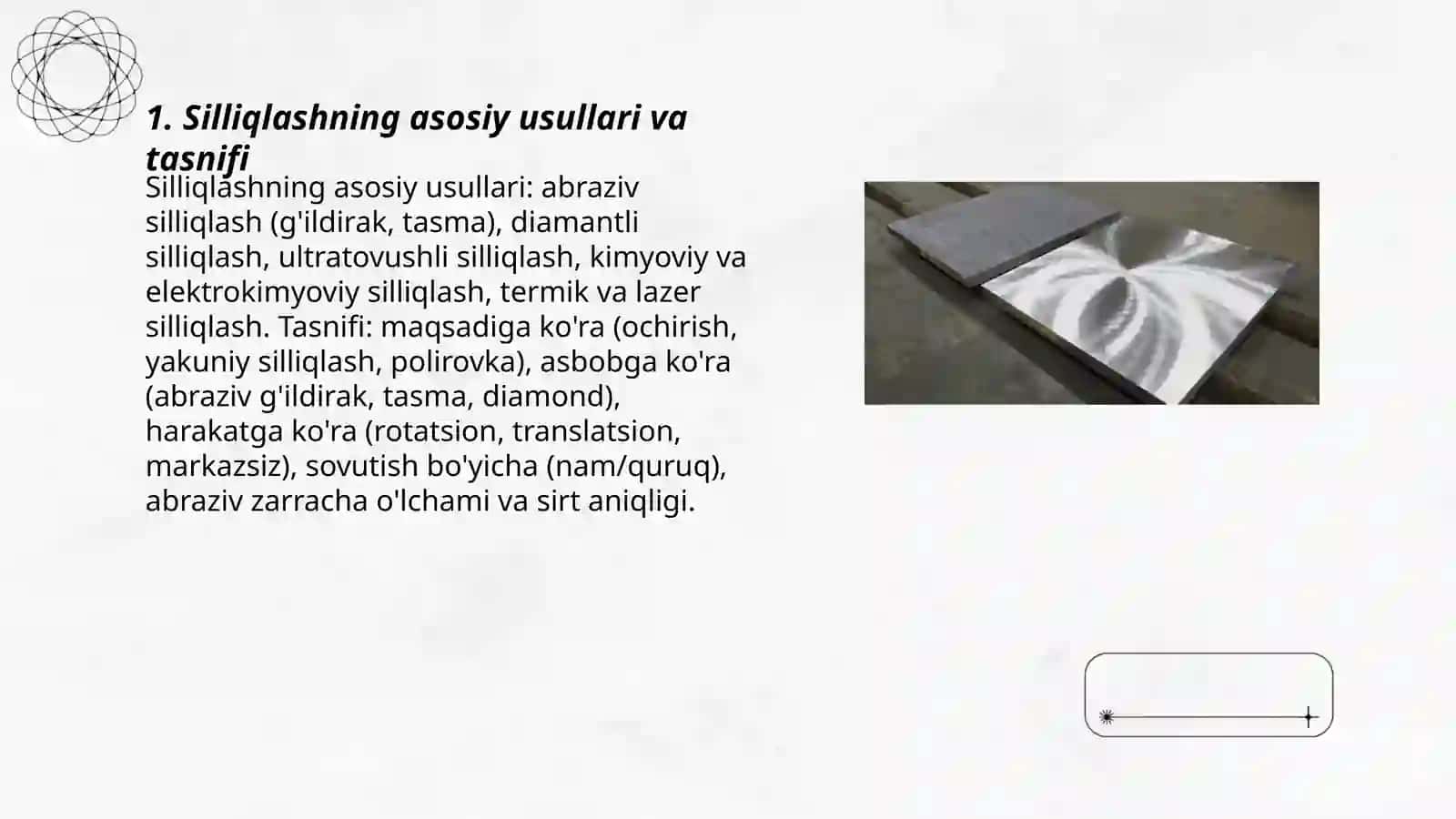 Detallarni yuzaga ishlov berish 3
