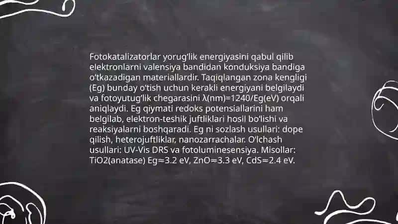 Fotokatalizatorlar 3