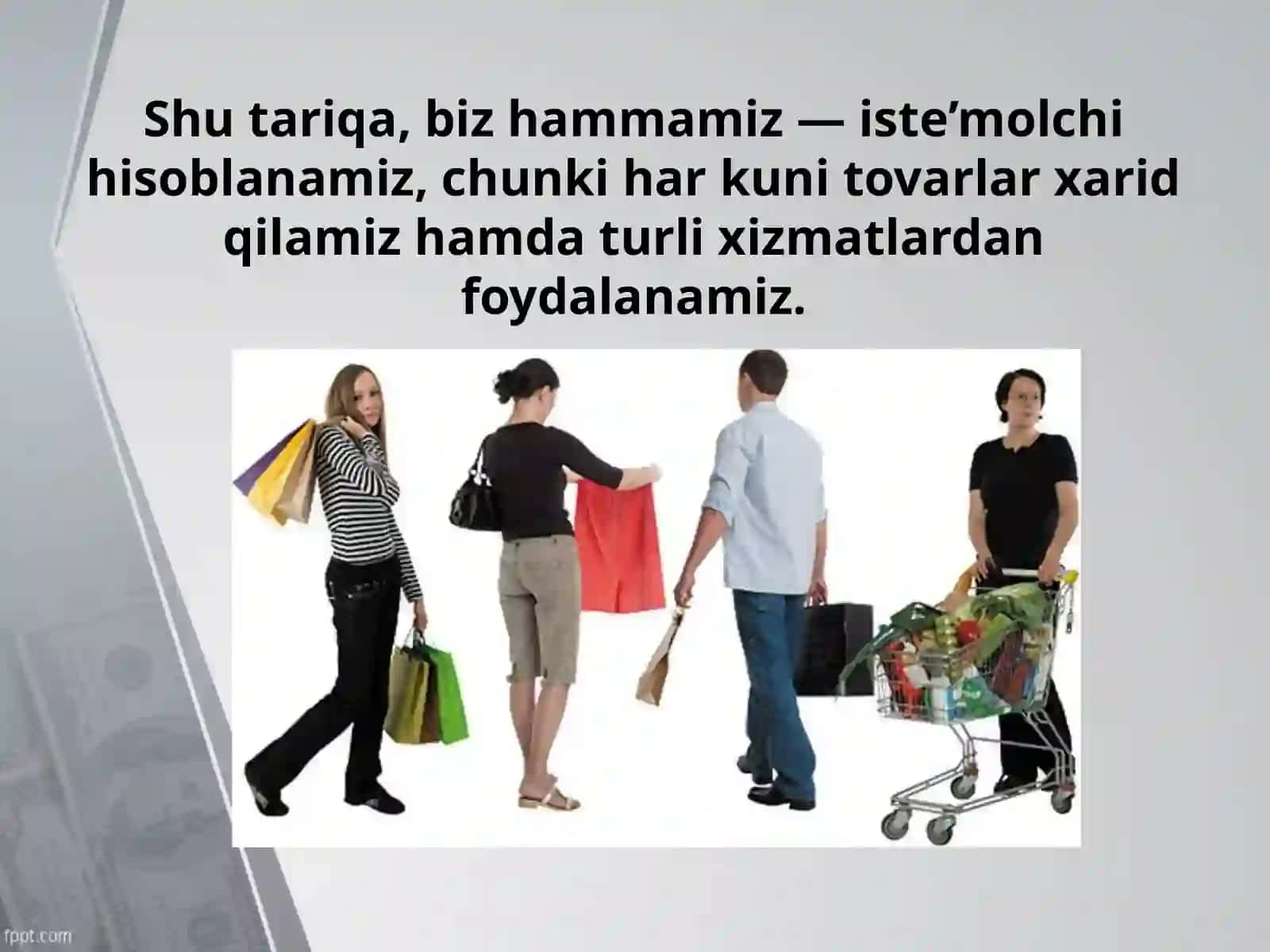 8-sinf Iqtisod dars ishlanma. Iste'molchilarning huquqlari va majburiyatlari 3
