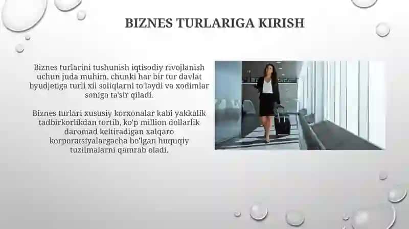 Biznes turlari 3