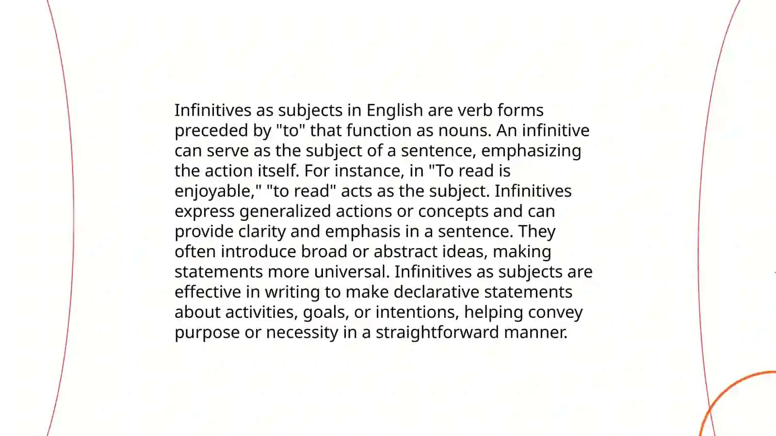 Functions of infinitive in the sentences 3