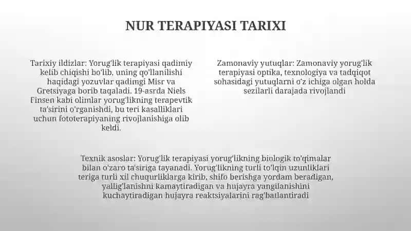 Nur Terapiyasi Fizik Va Texnik Asoslari 3