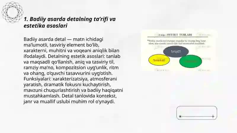 Badiiy asarda detal 3