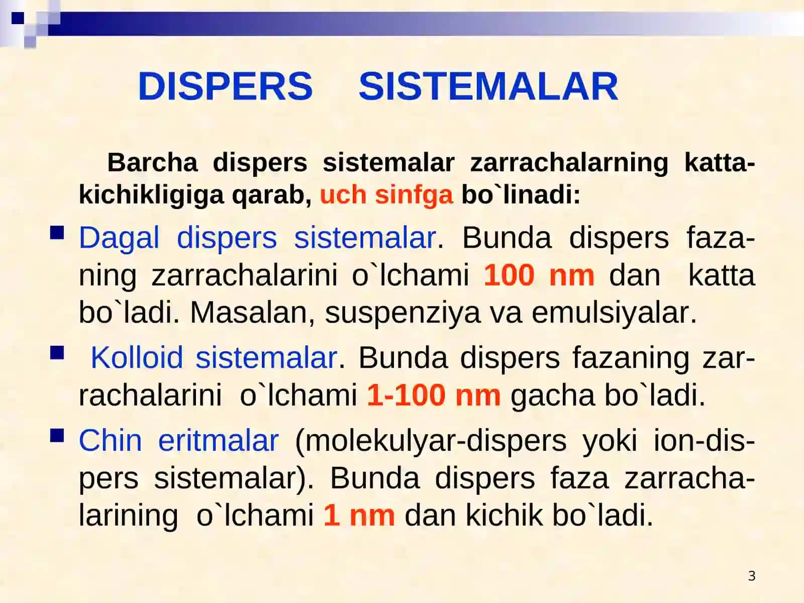DISPERS SISTEMALAR 3
