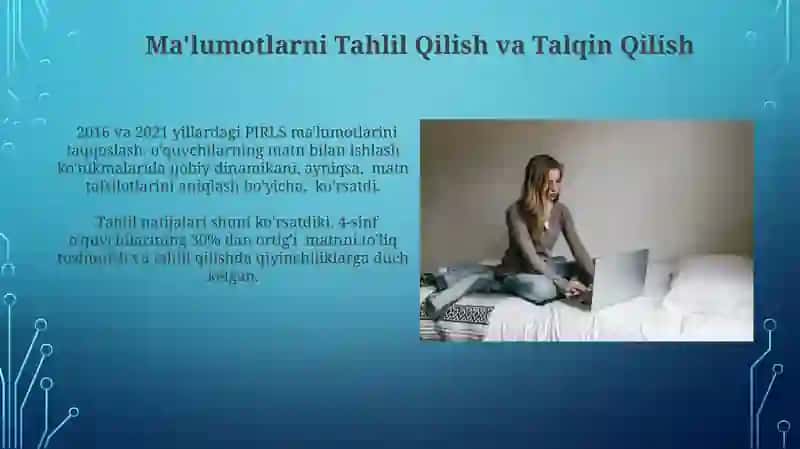 PIRLS xalqaro baholash dasturiga asoslangan matnlar ustida ishlash 3