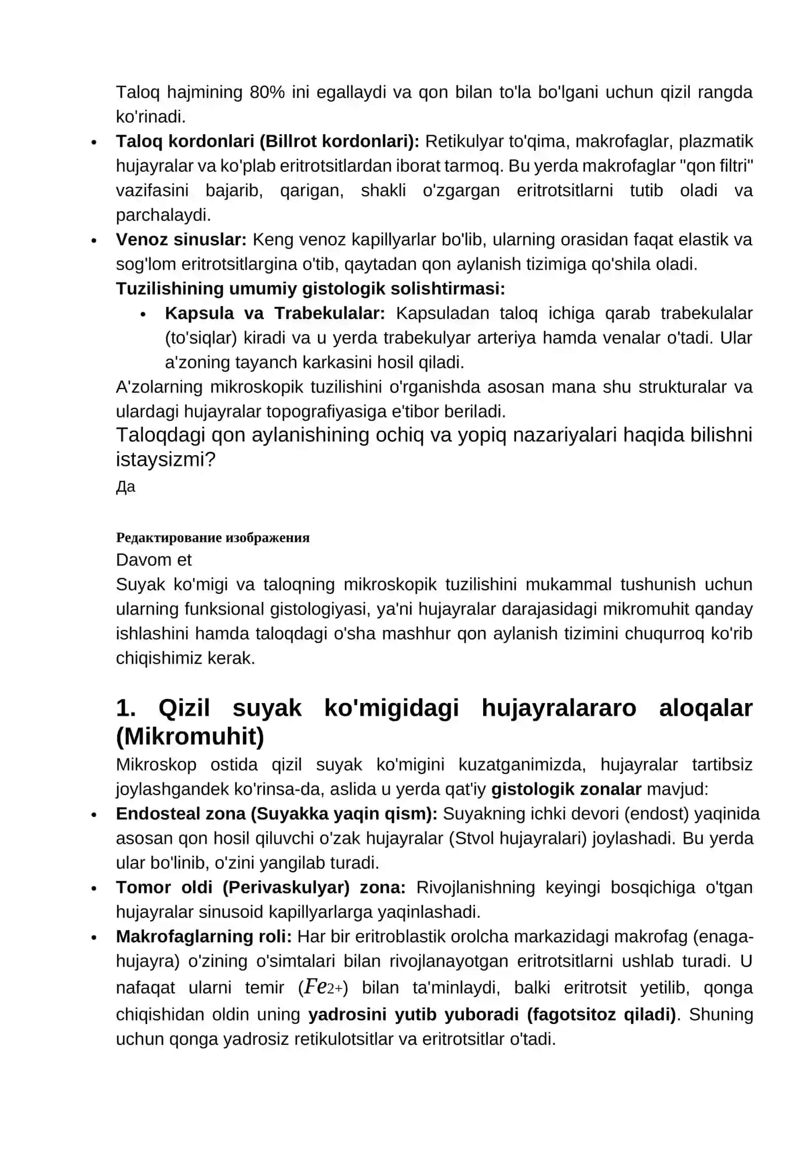 Suyak ko`migini va taloq tuzulishi 3