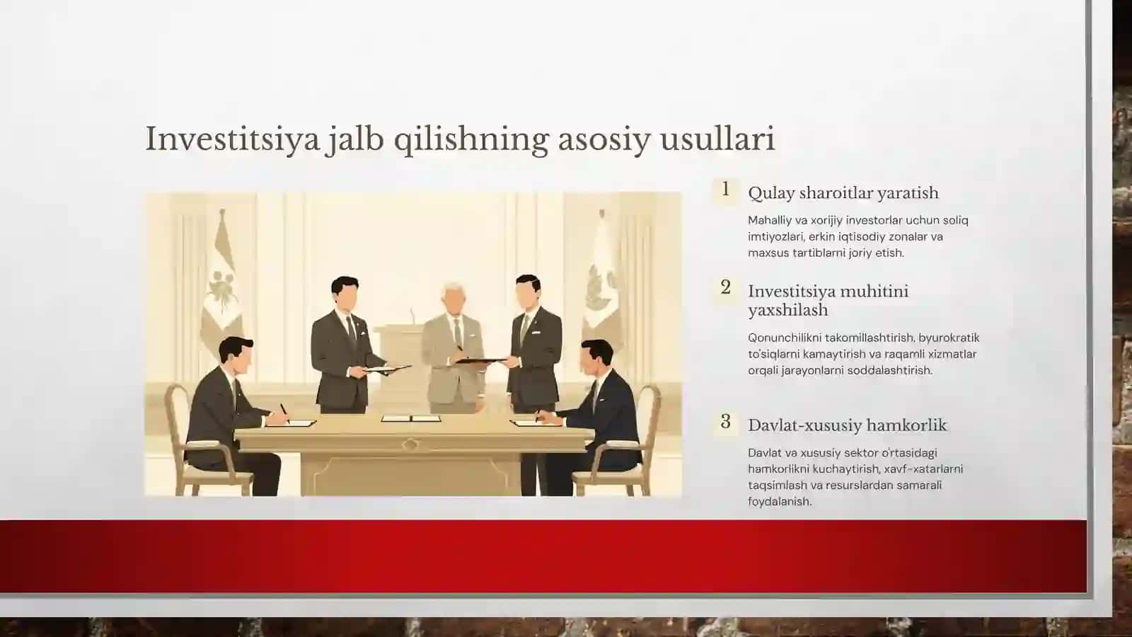 Investitsiyalarni jalb etish va ulardan foydalanishning iqtisodiy samaradorligi 3