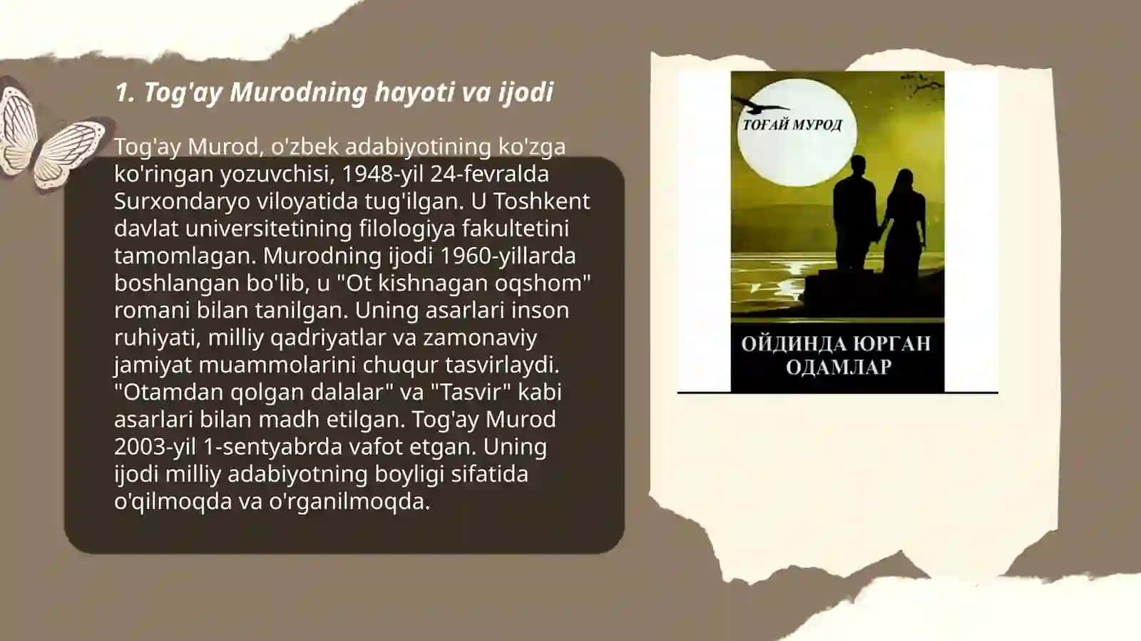 Oydinda yurgan odamlar 3