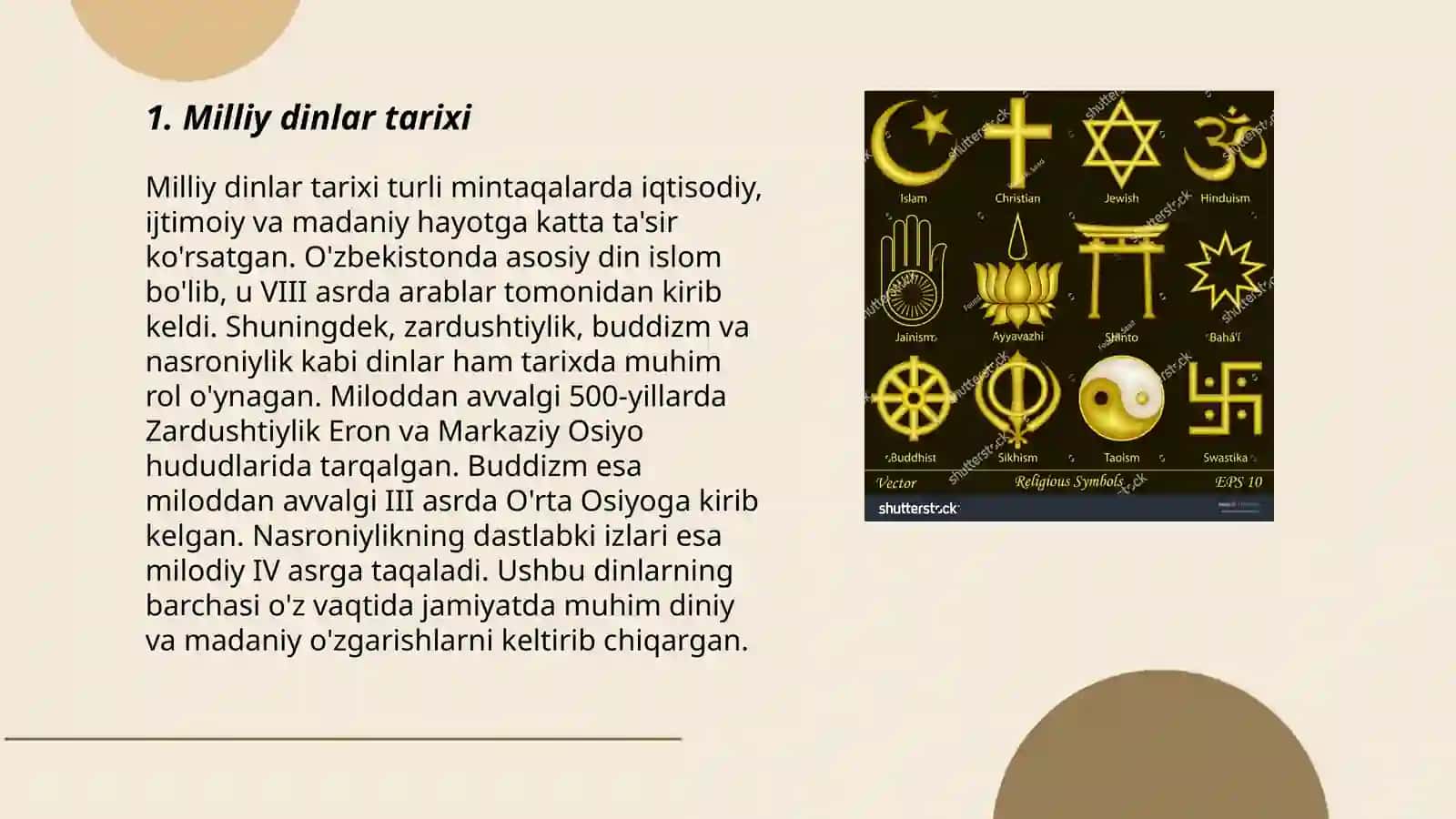 Milliy dinlar tushchasi 3