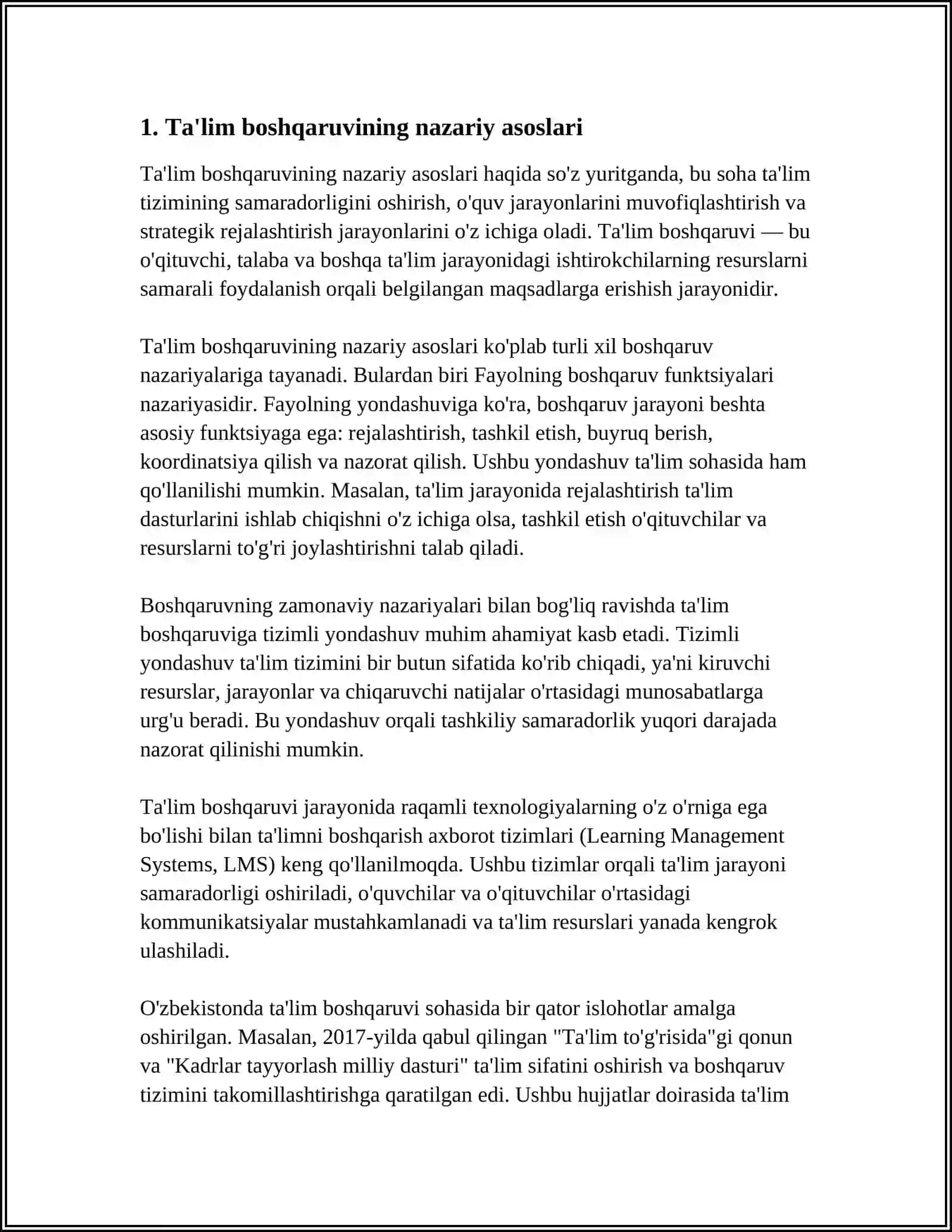 PEDAGOGIK MENIJMENT NAZARIYASI VA AMALIYOTI 3