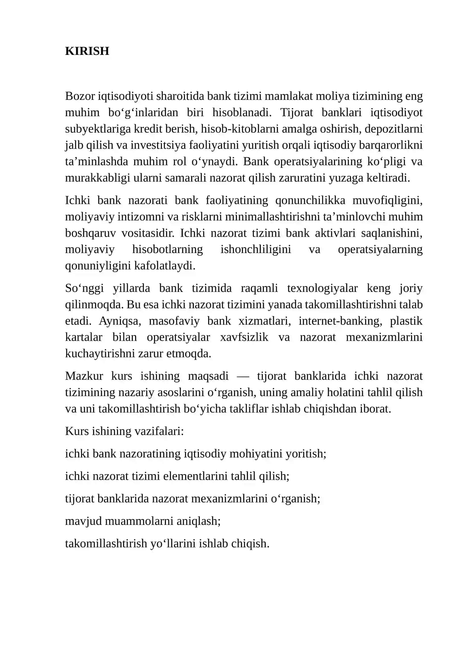 ICHKI BANK NAZORATI VA UNI TAKOMILLASHTIRISH 3