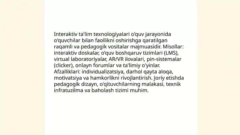 Interaktiv ta'lim texnologiyalari 3