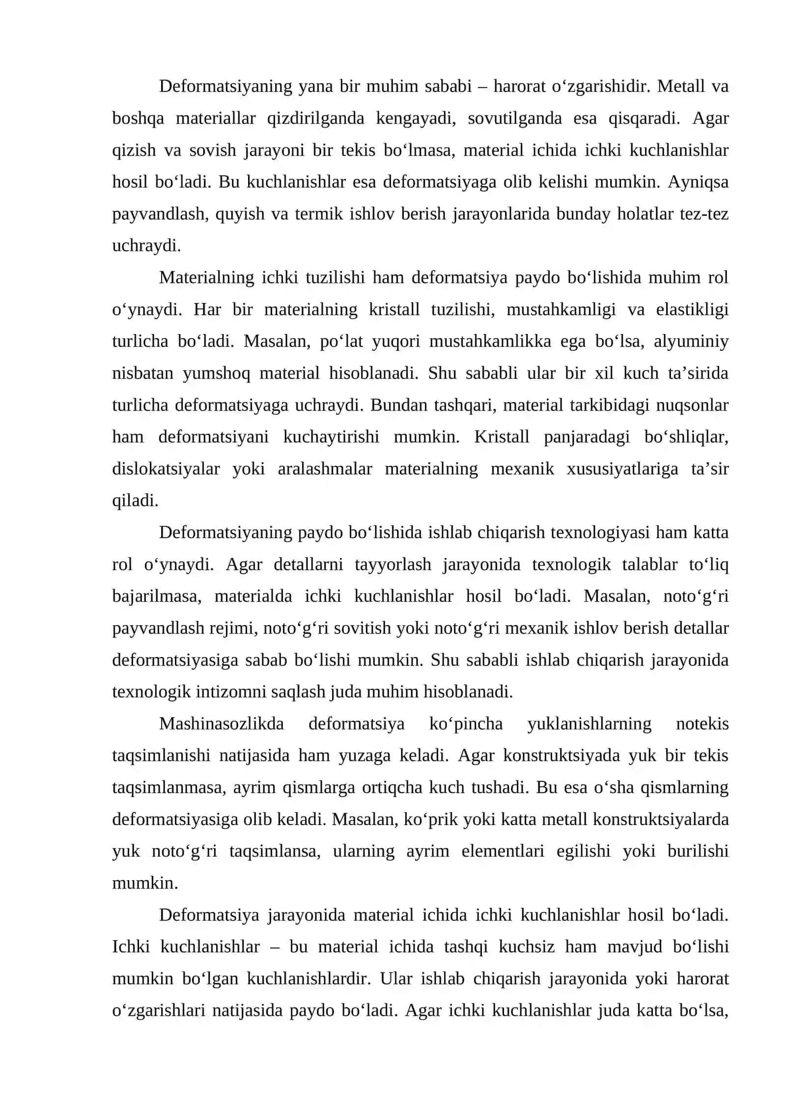 DEFORMASIYANI YO‘QOTISHNING MEXANIK USULLARI 3