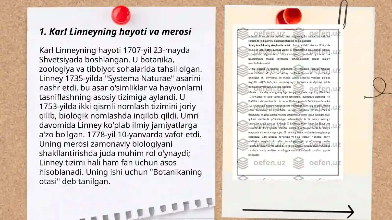 Evolutsiyadagi Karl Linneyning sun'iy sistematikasi 3
