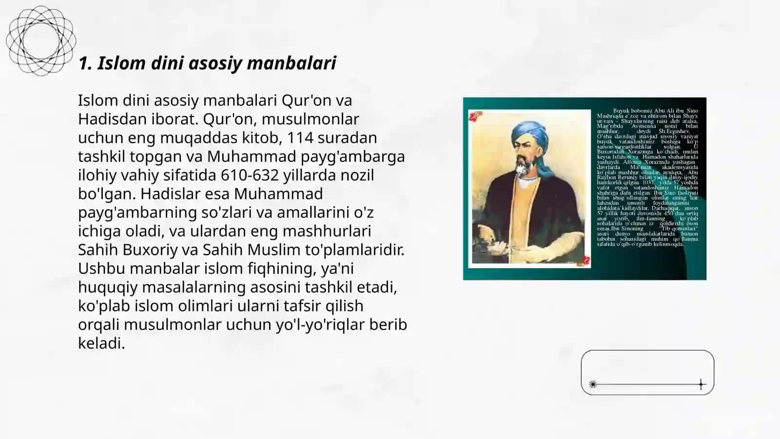 Islom dini manbalari, eʼtiqod maktablari va ularning hozirgi davrdagi ahamiyati 3