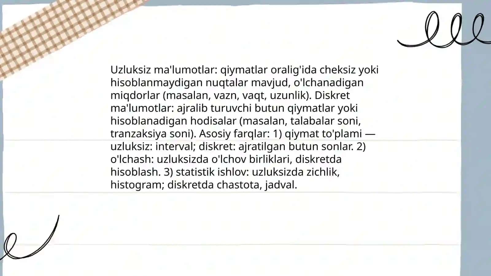 SQL asosiy sorov turlari 3