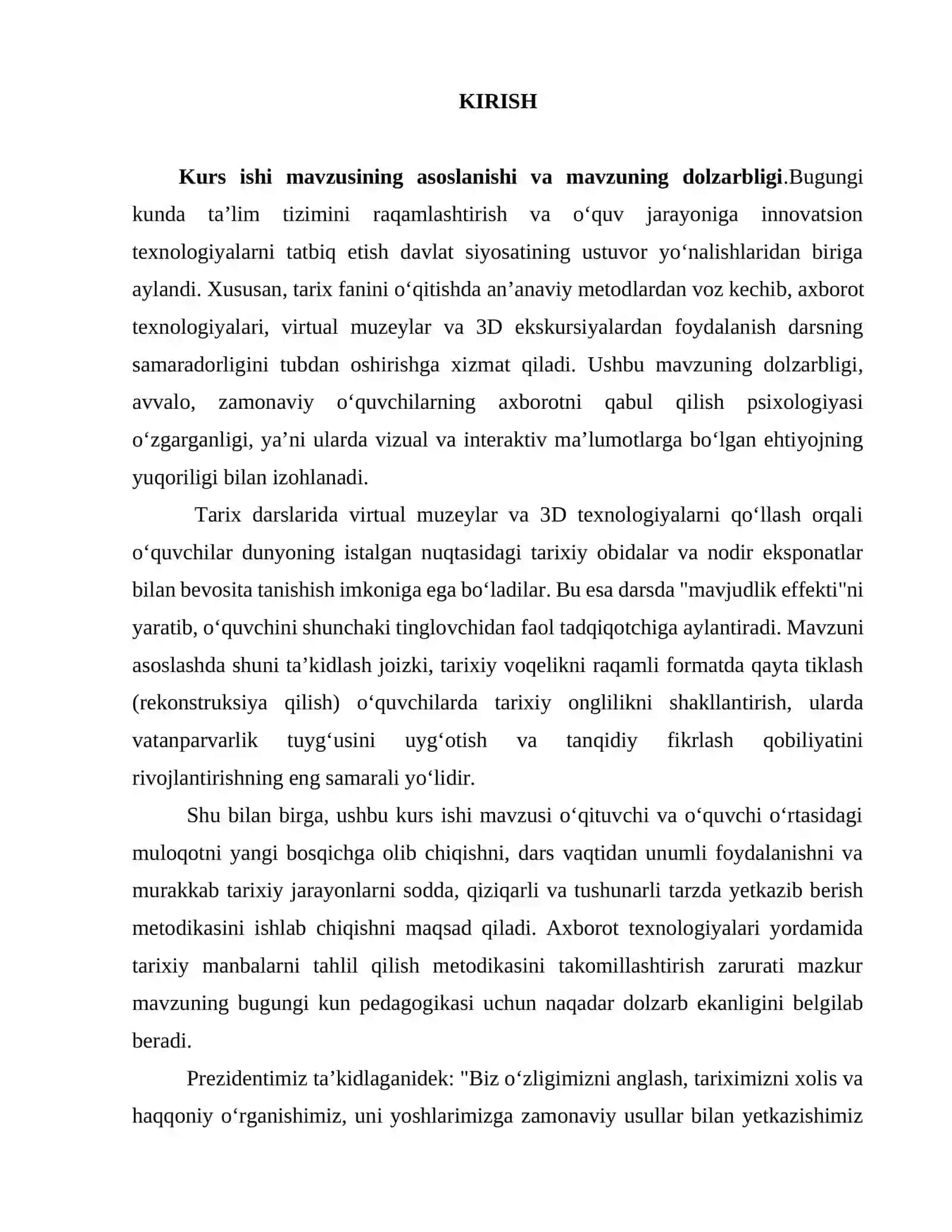Tarix fanini o’qitishda axborot texnologiyalardan foydalanish 3