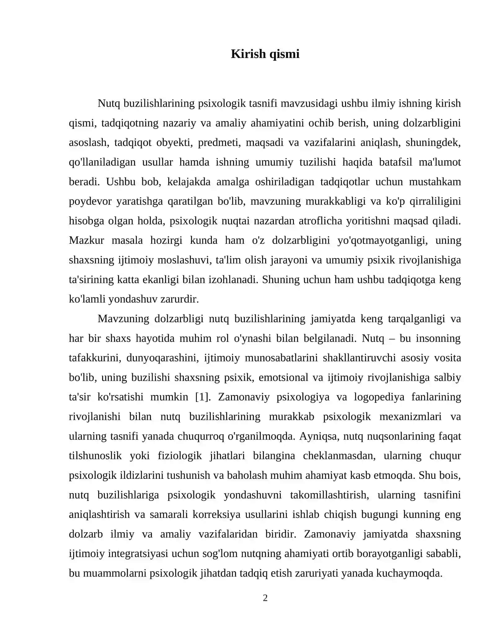Nutq buzilishlarining psixologik tasnifi 3