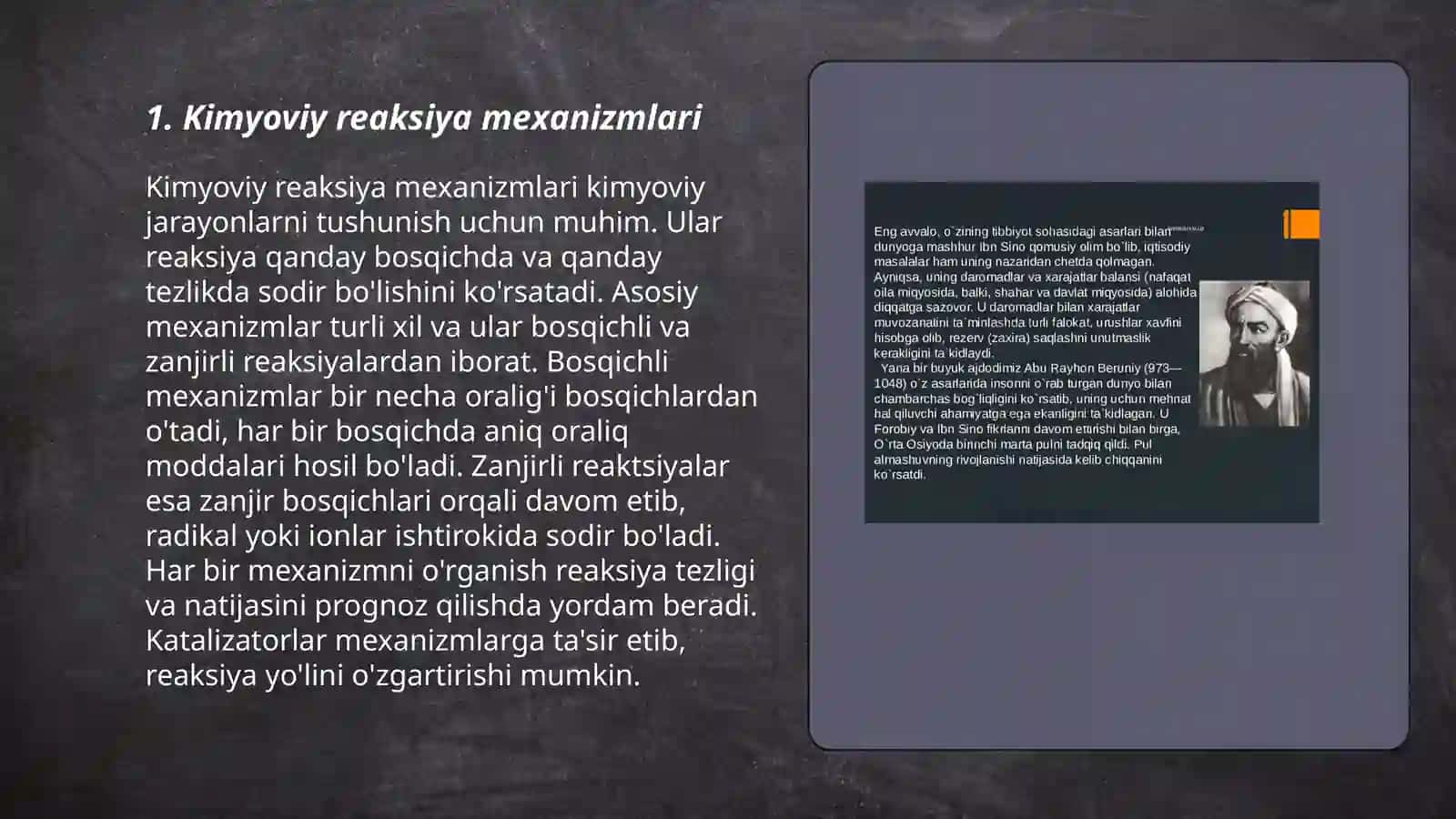 Kimyoda tajriba va nazariya 3