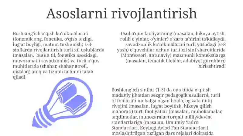 Boshlangʻich sinflarda ona-tili oʻqitish metodikasi fanining predmeti va vazifalari 3