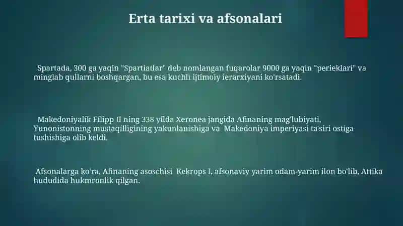 Sparta va Afina davlatlari 3