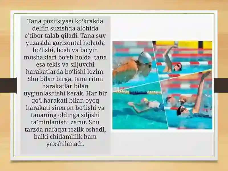 Ko‘krakdadelfin suzish texnikasi 3