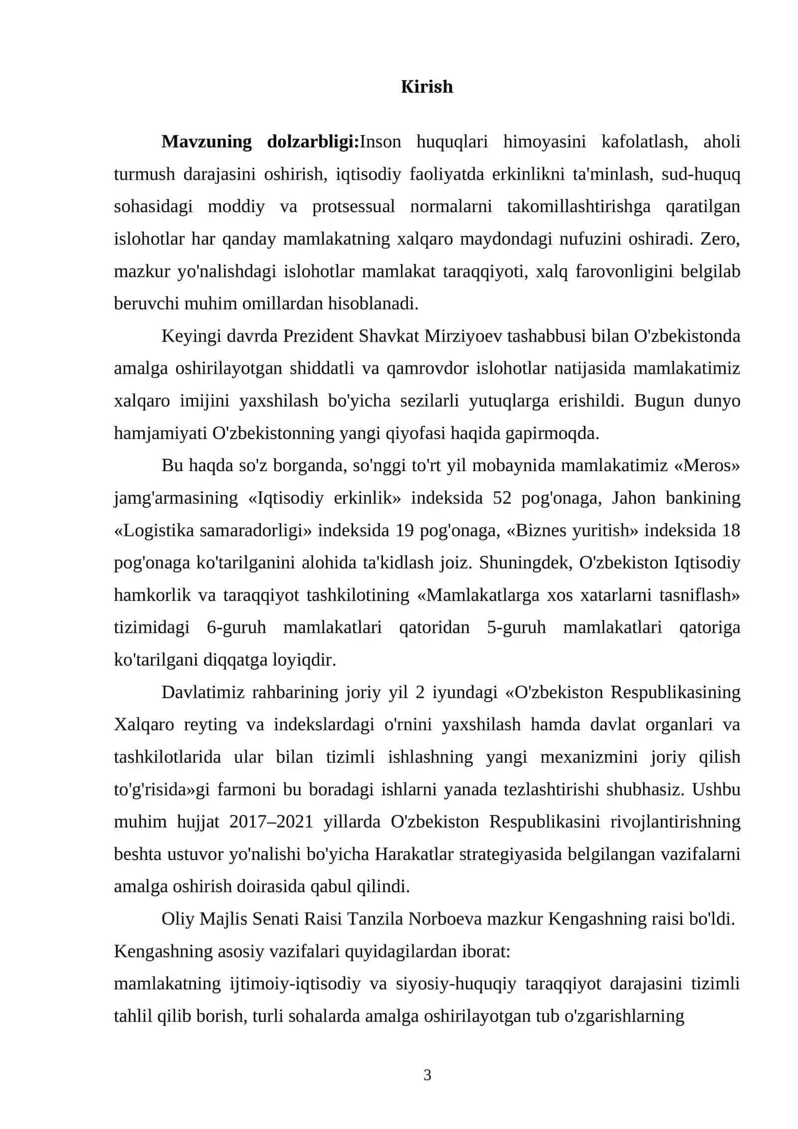 O'zbekiston Respublikasining Xalqaro Reyting va Indekslardagi O'rni va Nufuzining Ortib Borishi 3