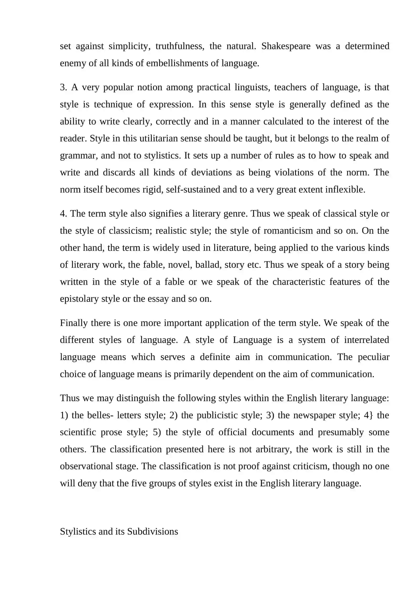 Text Stylistics. Stylistic and Style 3