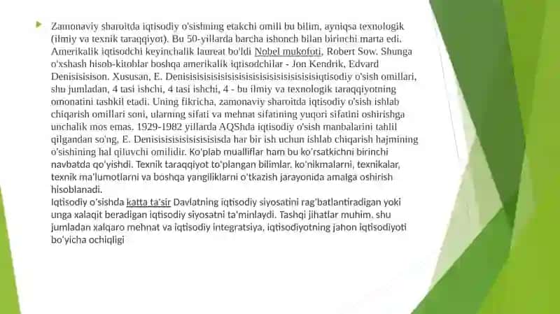 Davlatning iqtisodiy o'sishgacha'siretuvchiomillar 3