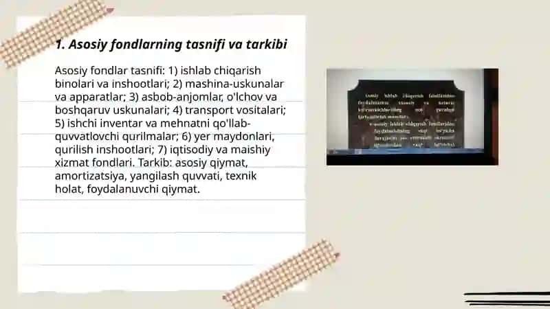 SANOAT ISHLAB CHIQARISHINING ASOSIY FONDLARI VA ISHLAB ChIQARISH QUVVATLARI 3