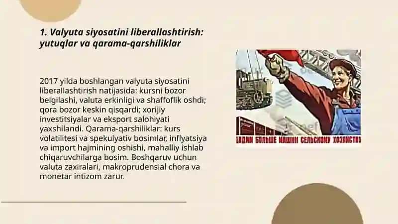 Yangi iqtisodiy siyosat: yutuqlar va qarama-qarshiliklar 3