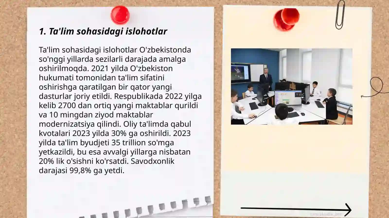 Ta'lim sohasidagi islohotlar 3